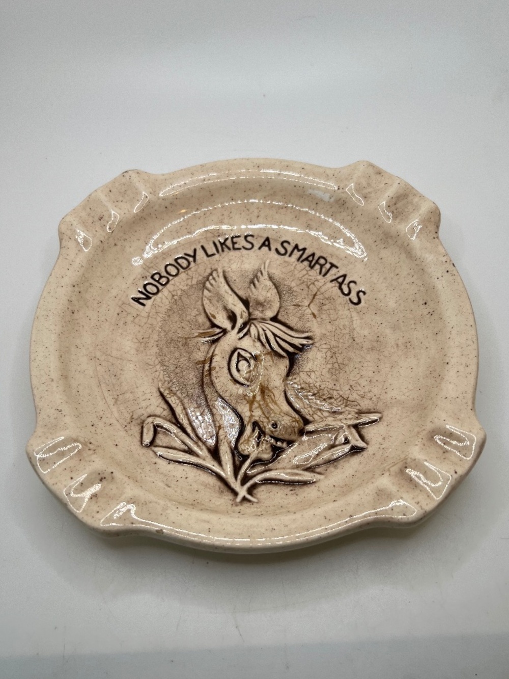 Holland Mold "Nobody Likes a Smartass" Ashtray